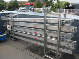 Commercial Stainless Steel 5 Pass Cooling Conveyor - Contech - picture0' - Click to enlarge