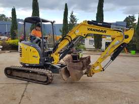 USED 2017 YANMAR VIO35-6 EXCAVATOR WITH LOW 1145 HOURS - picture0' - Click to enlarge