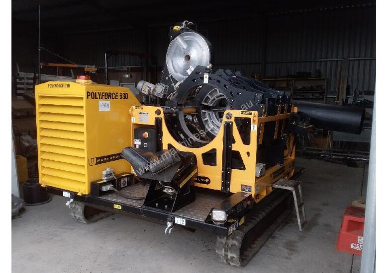 Used 2016 worldpoly POLYFORCE630 TRACK SelfPropelled Poly CNC Butt