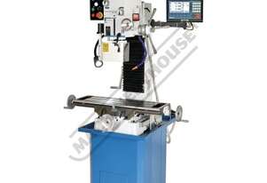 Mill Drill - Geared & Tilting Head with Digital Readout System HM-47B Table Travel: (X) - 540mm (Y)