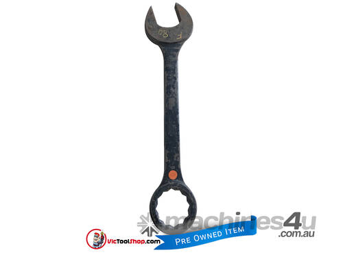 80mm Metric Spanner Wrench Ring / Open Ender Combination (690mm long)