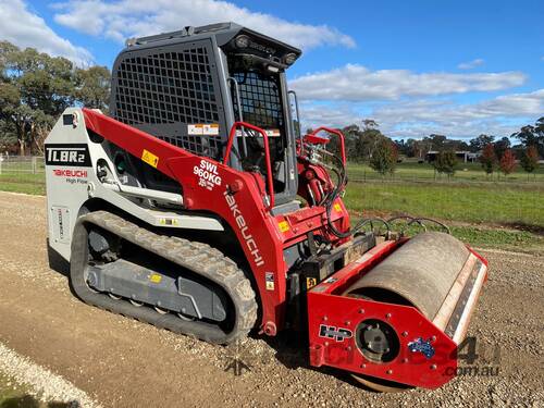 caption FINER HYDRAULICS - Vibrating Roller 1600mm wide.