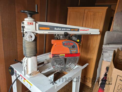 RADIAL ARM SAW LEDA BS-888 520MM XCUT 3 PHASE