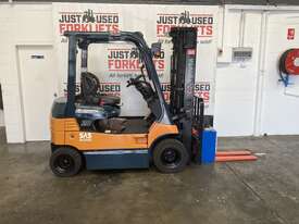 TOYOTA 7FB20 41621 4700MM 3 STAGE 4 WHEEL BATTERY ELECTRIC FORKLIFT. - picture0' - Click to enlarge