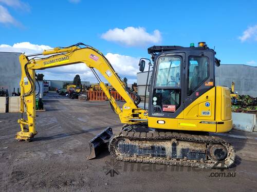 SUMITOMO SH80-6 8.6T EXCAVATOR WITH LOW 1680 HOURS, FULL SPEC WITH BUCKETS