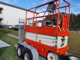 SCISSOR LIFT SNORKEL 2008 (S2033)  + TRAILER LIKE NEW - picture0' - Click to enlarge