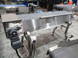Plastic Intralox Belt Conveyor, 2000mm L x 355mm W x 995mm H - picture1' - Click to enlarge