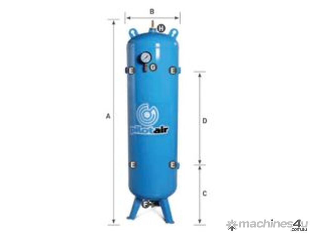 New pilotair Pilot 3100300 Vertical Compressed Air Storage Tank Air