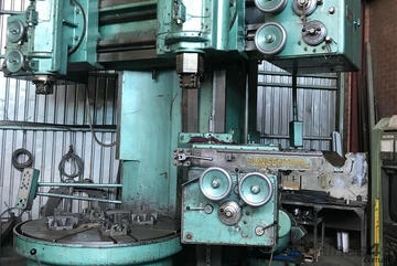 Jungenthal KE 1600 Vertical Turret Lathe Borer 59 1500mm 4 Jaw Chuck 30KW