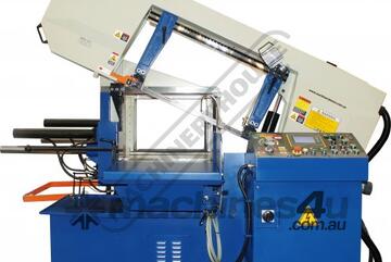 BS-460FAS NC Swivel Head Metal Cutting Band Saw - Automatic Hitch Feed Inverter Variable Blade Speed