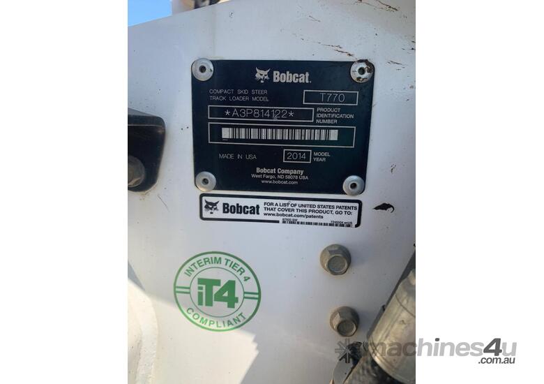 Used Bobcat T770 Skid Steer Loader – 92 HP, Ideal for Construction & Landscaping