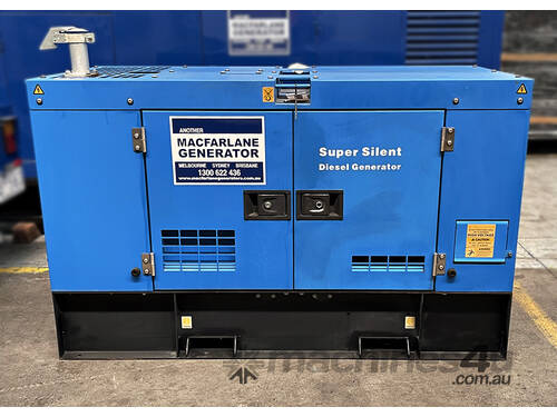 10kVA Used Blue Diamond Enclosed Generator 