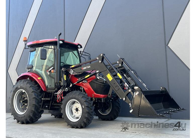 75HP UHI T754C Tractor with 7 Attachments