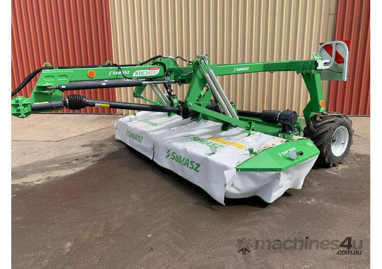 caption Samasz KDC-340S Mower Conditioner Hay/Forage Equip