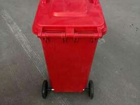 Unused 120lt Red Wheelie Bin (5 of) - picture0' - Click to enlarge