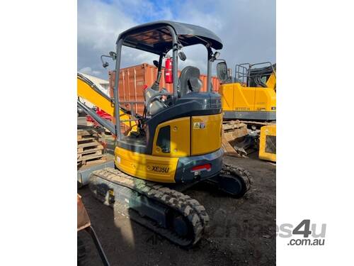 caption Excavator: XE35U, Canopy, Only 276 hours!