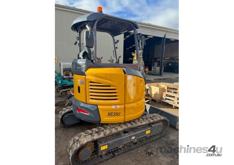 caption Excavator: XE35U, Canopy, Only 276 hours!
