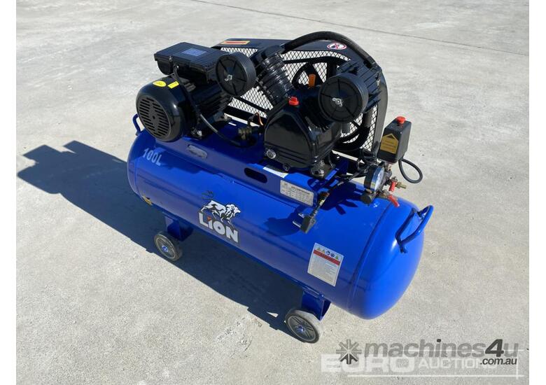 New lion Unused LION 100L 100 Litre Air Compressor Air Compressor in
