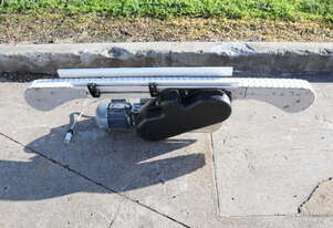Motorised Narrow Slat Belt Conveyor - 1.3m long