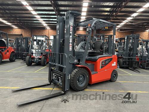 JIALIFT -HELI 2.5T 4.8M Lithium Battery Forklift | Built In Single Phase Charger