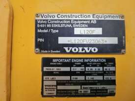 Circa 2007 Volvo L120F Wheel Loader - picture0' - Click to enlarge