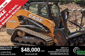 M450s Hydraulic Mulcher Designed for Compact Loaders 70-180HP