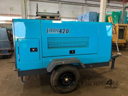 caption 420CFM 2018 Model Airman Silenced Kubota Diesel Screw Compressor (JAPANESE BUILD) As new