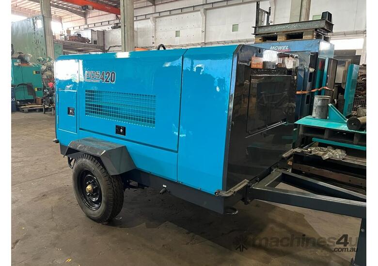 caption 420CFM 2018 Model Airman Silenced Kubota Diesel Screw Compressor (JAPANESE BUILD) As new