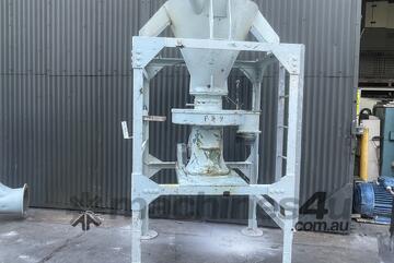 HOSOKAWA IRON WORKS Powder Feeder Hopper on stand for Air Classifier