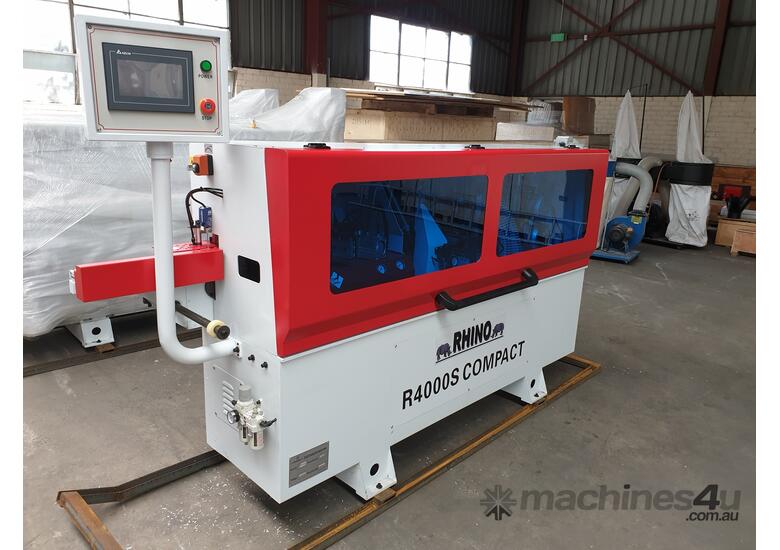 caption EX DISPLAY RHINO R4000S COMPACT EDGEBANDER *AS NEW*