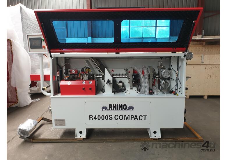 caption EX DISPLAY RHINO R4000S COMPACT EDGEBANDER *AS NEW*