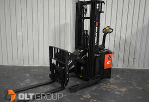 New EP 1500kg Electric Walkie Reach Truck 205Ah Lithium Battery 4800mm Mast