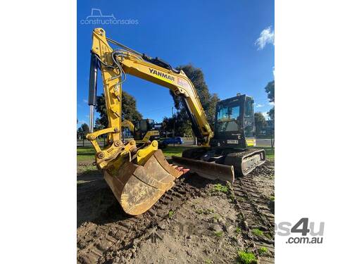 caption 2018 Yanmar VIO80 8TN Excavator with Buckets