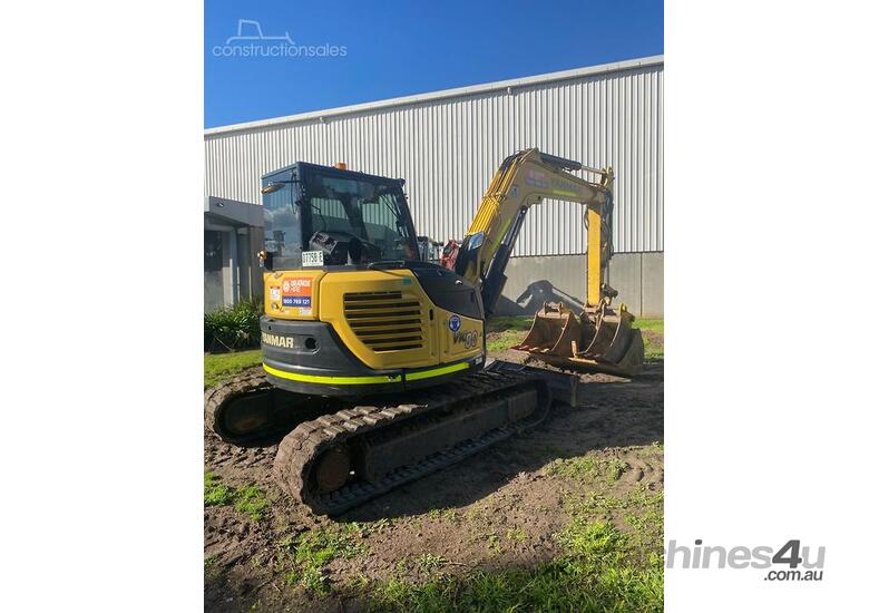 caption 2018 Yanmar VIO80 8TN Excavator with Buckets