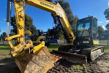 2018 Yanmar VIO80 8TN Excavator with Buckets