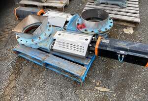 Valve Knife Type Stafsjo Pneumatic 400 mm Dia Air Operated