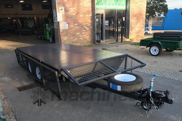 12x6 Flattop Trailer with Bespoke Cage - Built to Last, Built to Transport!