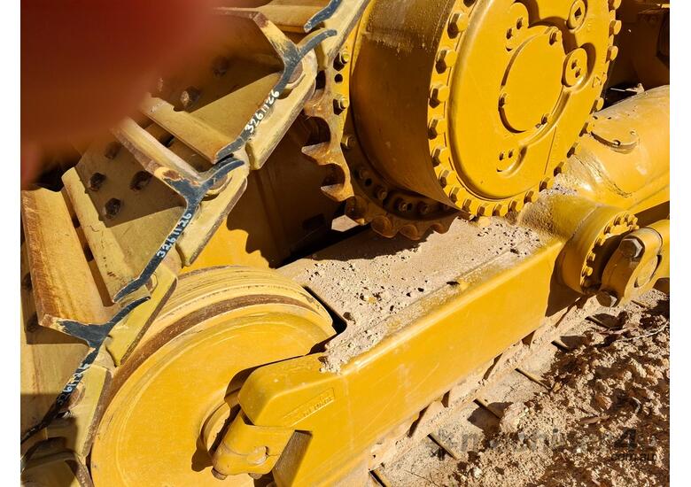 1987 CATERPILLAR D7H XR DOZER WITH GUARDING AND TREEPUSHER