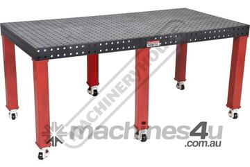 WT16-2412N 2400 x 1200mm M16 Pro Series Welding Table Plasma Nitriding Coating 16mm Holes