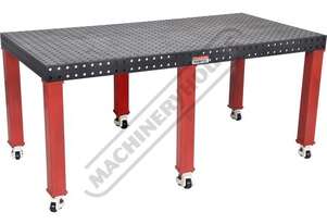 2400 x 1200mm M16 Pro Series Welding Table WT16-2412N Plasma Nitriding Coating 16mm Holes