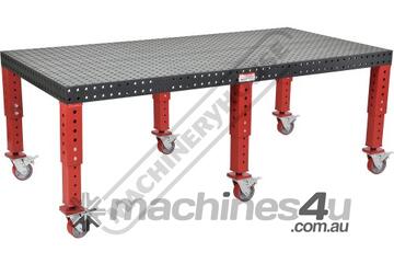 2400 x 1200mm M16 Pro Series Welding Table WT16-2412N Plasma Nitriding Coating 16mm Holes