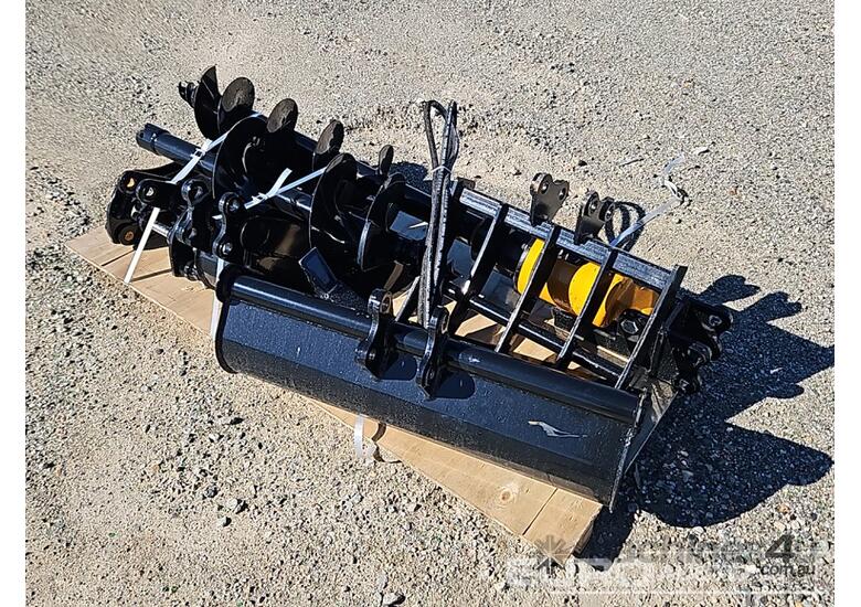 caption Unused Captok QTY (8 of) Quick Hitch, Rake, Ripper, Auger, 12
