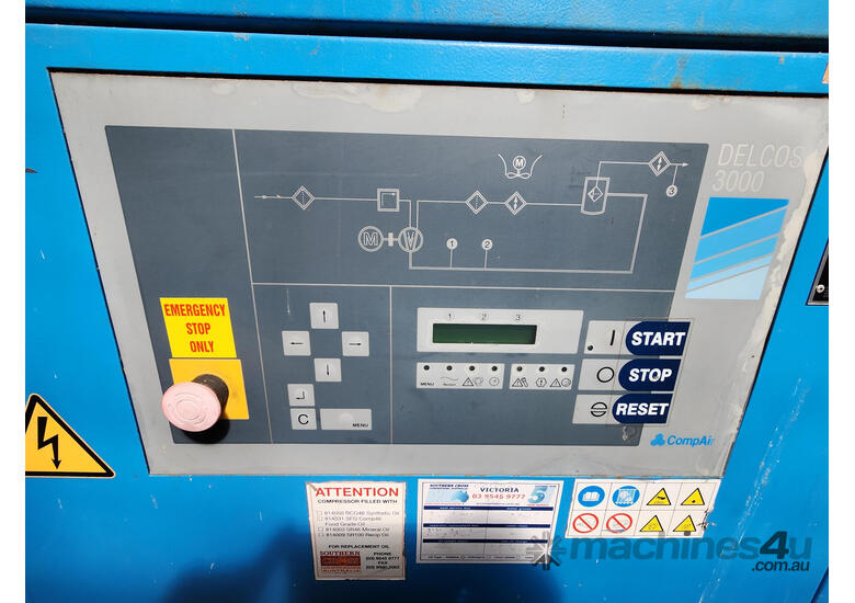 caption CompAir L55 Screw Compressor - 75Kw