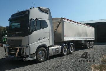 Volvo Prime Mover & BTE Alloy Grain Trailer