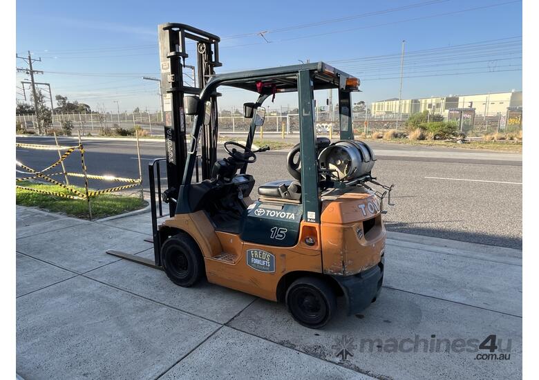 caption 2003 Toyota 42-7FG15 LPG Forklift **Seaford**