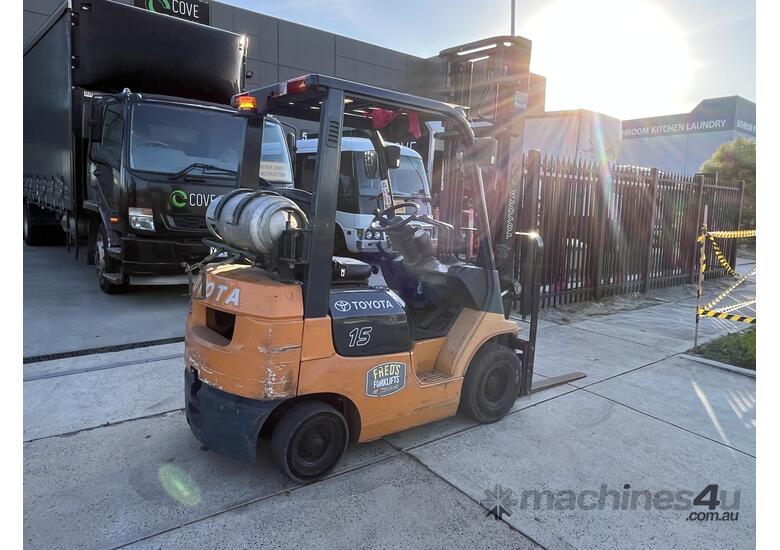 caption 2003 Toyota 42-7FG15 LPG Forklift **Seaford**