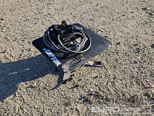 Unused Captok Hedge Cutter, To Suit 1-3 Ton Mini Excavator, Pin Diameter 1