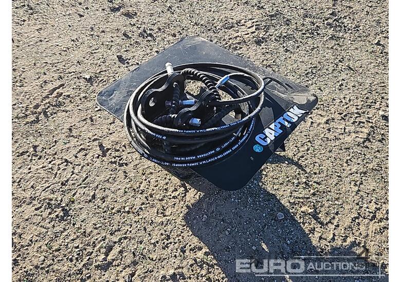 Unused Captok Hedge Cutter, To Suit 1-3 Ton Mini Excavator, Pin Diameter 1