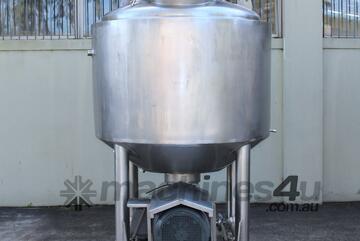 Stainless Steel Jacketed Tank with Liquiverter