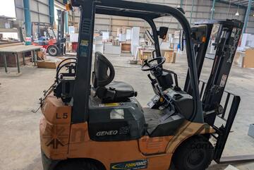 Toyota 7FG15 1.5T Forklift - 3-Stage Container Mast